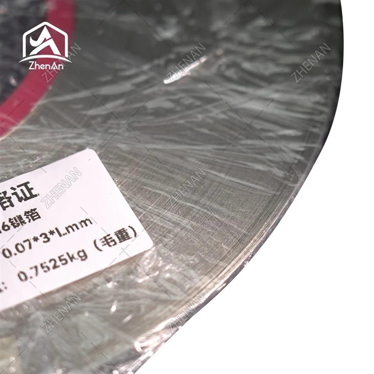 High-Purity Nickel Foil 99.99% factory